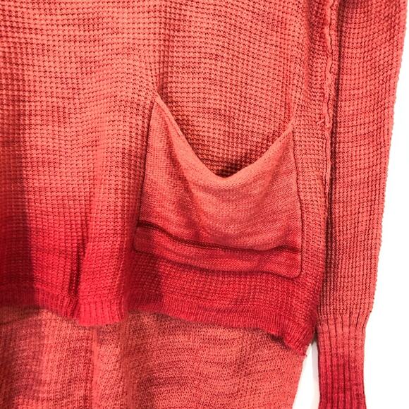 MOTH ANTHROPOLOGIE OMBRÉ WAFFLE KNIT TOP SIZE XS - Picture 2 of 7